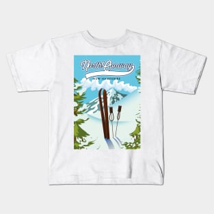 North Conway New Hampshire ski Kids T-Shirt